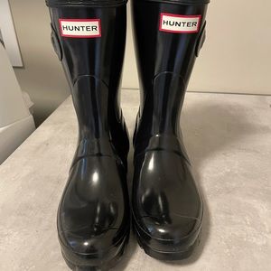 Hunter Boots - Short - Gloss Black